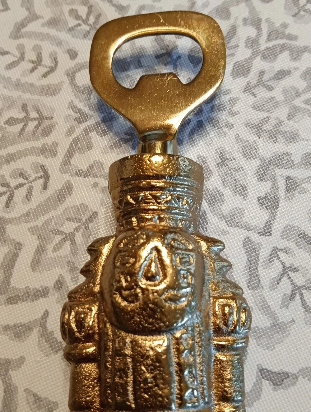 Project 62 Brass & Golden Nutcracker Bottle Opener Discontinued Modernist Heavy
